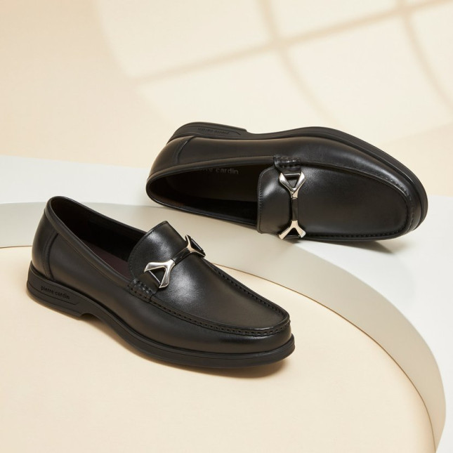 Pierre Cardin Men's Cow Leather Business Loafers Y21G330A